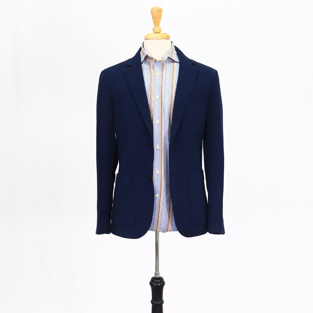 NEW Club Monaco 38R Navy Solid 2-Button Sport Coat Blazer Jacket P203